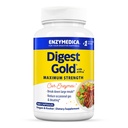 Enzimedica Digest Gold + ATPro, Fórmula de Enzima de Força Máxima, Previne Bloating e Gás, 14 Enzimas Chaves Incluindo Amylase, Protease, Lipase e Lactase, 180 Cápsulas