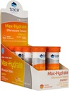 Trace Minerals Endurance Max-Hydrate - Suplemento diário de suporte de energia - Suplemento eletrolítico para ajudar contra cãibras musculares - Suplemento para apoiar a hidratação - laranja, 10 Tabs (80 Servings)