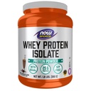 NOW Foods Sports Nutrition, Whey Protein Isolate, 25 g Com BCAAs, Creamy Chocolate Powder, 1,8 libras