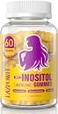 Inositol Gummies com Myo-Inositol & D-Chiro Inositol, Vitamina D3, Glicinato de magnésio & Zinco - Razão ideal de 40:1 - Fonte de 30 dias-99