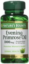 Nature's Bounty Evening Primrose Oil, 1000mg, 180 Softgels (3 X 60 garrafas de contagem)