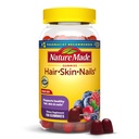 Natureza Feito Pele de cabelo e unhas com Biotin 2500 mcg, Suplemento dietético para cabelos saudáveis, Pele & Nails Suporte, 150 chicletes, 75 dias de fornecimento