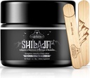 Shilajit Puro Himalaia Orgânico - Puro Himalaia Shilajit Suplemento - Original Shilajit para homens Puro Shilajit Resin com 85+ Trace Minerals e Ácido Fulvico, Metabolismo de Apoio e Sistema Imune - 30g