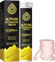 Comprimidos de Prevenção de Altitude, Suporta Aceleração e Recuperação de Altitude Rápida, Alívio de Sintomas de Altitude, Fácil de Tomar, 20 Comprimidos
