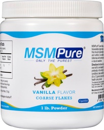 KALA SAÚDE MSMPure Vanilla Flakes envernizado HSH em pó – US-Made MSM para a saúde conjunta, aparência da pele, e Hair & Nail Support – 1 lb, Enxofre orgânico