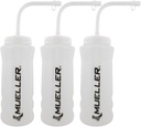 Mueller Quart garrafa com palha, cor natural com letras pretas (3-Pack)