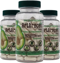 EVO Vegan suplemento de saúde comum, 300Mg Abacate Soy insaponifiable, 60 fornecimento dia, Uma cápsula por dia (6 meses)