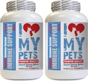 I love my PETS LLC cat Imune System - CAT Imune Support - Booster - Suplemento saudável - sistema imunológico para gatos - 120 doces (2 garrafas)
