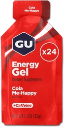 GU Energia Original Esportes Nutrição Energia Gel, Vegan, Gluten-Free, Kosher, e Dairy-Free On-the-Go Energia para qualquer treino, 24-Count, Cola Me-Feliz