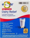 Equate Fast Action Dairy Relief Lactase Enzima Suplemento dietético Vanilla Flavor mastigables Tablets 32 Count (Pack of 1) + CreativeAndBundle Sticker