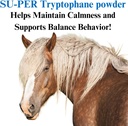 SU-PER Tryptophane Horse Calming Supplement - Mantenha a calma e suportes Comportamento equilibrado - 2,5 Libras, (2 Pack)