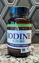 Suzy Cohen Iodine Complex Supplement - 6.25mg Iodine & Iodede Blend - 90 Cápsulas Vegetarianas para Suporte Alimentar