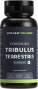 Bem-estar Tribulus Terrestries (Gokshura) - Suporte Natural para Energia, Desempenho & Stamina & Crescimento Músculo - 1000mg, 60 Veg Cápsulas
