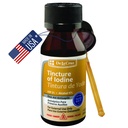 De La Cruz 2% Iodina Antisséptico de Primeiros Socorros, Made in USA 1 FL OZ (1 frasco)