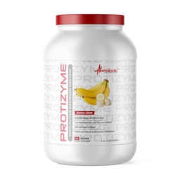 Nutrição Metabólica, Protizyme, 100% Whey Protein Powder, High Protein, Low Carb, Low Fat Whey Protein, Digestive Enzimas, 24 Vitaminas Essenciais e Minerais, 4 Libras (52 ser)