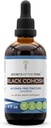 Segredos da tribo Black Cohosh Tintura Extrato sem álcool, gotas de ervas de alta potência, tintura feita de Cohosh preto de criação responsavelmente (Cimicifuga Racemosa) Racemosa seca 4 onças