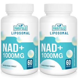NAD+ Suplemento lipossômico 1000 mg □ Maior NAD Pontecy □ Max Absorção □ Puro NAD Suplemento □ Energia e reparo de DNA, defesa do envelhecimento, função do cérebro