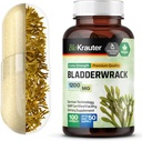 Cápsulas Bladderwrack 1200 mg - 100 Contagem - Fórmula de Natural Marinha Fonte de Iodo - Vegan Bladderwrack Powder Caps