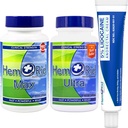 HemRid Sistema completo de Hemorroid Care – Potent 5% Lidocaine Cream for Rapid Topical Comfort, Max Ultra Cápsulas para Saúde Vascular em andamento e Suporte Circulatório