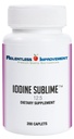 Iodo Sublime® 12,5mg 200 Caplets de alta biodisponibilidade com iodeto de potássio para suporte de tireóide e metabolismo Compare com Iodoral 12,5