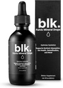 BLK. PH 8+ Água Mineral Natural Alcalina Gotas Eletrolítico Infundido com Fulvic e Aminoácidos, Açúcar Zero, 2 onças.