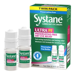 Systane Ultra Multi-Dose Conservative-Free Eye Drops Twin Pack (2x10ml)