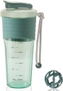 Garrafa de agitador de proteína,Esportes Blender garrafas para misturas de proteína com Whisk Ball,Mixer garrafa,Portable pré-treino Whey Protein Bebida Shaker Cup,Midnight Blue