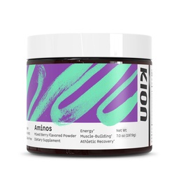 Kion Aminos - Suplemento de Aminoácidos Essenciais, Pó de Aminoácidos Essenciais para Recuperação Músculo, BCAA EAA Sem Cafeína, Pó de Aminoácido, Energia de Amino Essencial - 30 Servões, Berry Misturado