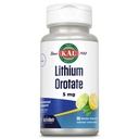 KAL Lítio Orotato ActivMelt 5mg, Lítio Quelado para Absorção e Biodisponibilidade Optimal, Suporte Saudável ao Mood, Flavor Natural de Limão, Comprimidos de Dissolvância Instantânea, 90 Servings, 90 Micro Tablets