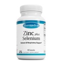 EuroMedica Zinc Plus Selenium - Imune & Respiratory Health Support Supplement - Suplemento Mineral com Quelato de Bisglicinato de Zinco - Fórmula com Selenium para Apoio à Saúde Celular - 60 Cápsulas