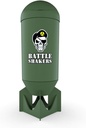 Bomba de Shakers de batalha . Garrafa de Shaker Temático Militar . Leak-Proof Protein Cup com compartimento de armazenamento . Misture pós de proteína e mais .