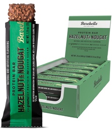 Bares de Proteínas Bares de Barrinhas Hazelnut & Nougat - 12 Count, 1,9oz Bares - Lanches de Proteínas com 20g de Alta Proteína - Chocolate Protein Bar com 1g de Açúcares Totais - On The Go Protein Snack & Breakfast Bares