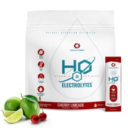 Cellutrex® H2O Electrolytes – Electrolyte Powder Drink Mix, Zero Sugar, Natural Sal Hydration Packets for Recovery and Wellness, Cherry Limeade, 20 Sticks