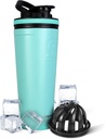 Ice Shaker Isolated Stainless Steel Shaker Garrafa de 30 onças, hortelã, frio por mais de 30 horas.