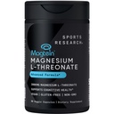 Esportes Pesquisa Magtein Magnesium L-Threonate Cápsulas - Magnesium Supplement for Memory, Focus & Cognition - Magnesium L Threonate Suporta Saúde do Cérebro, Sono e Humidade - 2000mg, 90 Cápsulas para Adultos