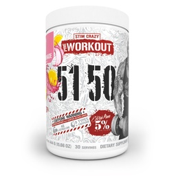 5% Nutrition Rich Piana 5150 High Stim Pré-Trabalhador em Pó (Extrema Energia, Foco, Bombas e Endurance) 400 mg Cafeína, Citrulina, Beta Alanine, N-Acetil L-Tirosina (Limonada rosa)