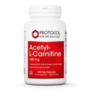 Protocolo Acetil- L-Carnitina 500mg - Suplemento de Energia, Nervo e Suporte ao Cérebro - 100 Veg Caps