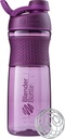 BlenderBottle SportMixer Shaker garrafa perfeita para batidos de proteína e pré-treino, 28-onça, ameixa