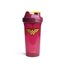 Smartshake Lite Justice League Protein Shaker Garrafa 800ml – DC Comics garrafa de água, BPA Vazamento gratuito garrafa Shaker Gym para batidos de proteína e pó de proteína - Wonder Women Logo