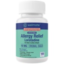 WELMATE - Alergia Alívio - Loratadine 10 mg - 24 horas de alívio anti-histamínico - Non Drowsy - Runny Nariz - Espirros - Comichão & Garganta - Olhos Aguados - Medicação de Alergia Interior & Exterior - 100 Conde