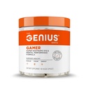 Genius Gamer, Gaming Focus Supplement, 80 comprimidos - Elite Nootropic Performance Booster - Impulsionar o cérebro e clareza mental, tempo de reação e concentração - Luz Azul Suporte com Lutemax