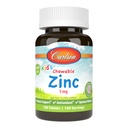 Carlson - Zinco Mastigável do Kid, 5 mg, Apoio à Saúde, Natural misturado sabor de Berry, 160 comprimidos