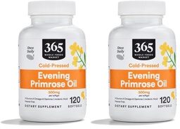 Mercado inteiro de alimentos, óleo de Primrose à noite 500Mg, 120 Softgels (Pacote de 2)
