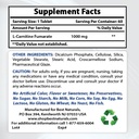 Melhores naturais L-Carnitina 1000mg & L-Glutamina 1000mg