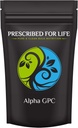 Prescrito para a vida Alpha GPC Pó, L alfa glicerilfosforilcolina, Suplemento de colina para função cognitiva, Não OGM, Vegan, Soy Free (1kg)