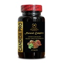 Complexo de Suporte Candida - Imune arabinogalactano, probióticos para a Saúde Digestiva da Mulher, Extrato de Folha de Orégano, Limpeza intestinal, Suporte à Saúde Gut - 1 Garrafa 60 Cápsulas