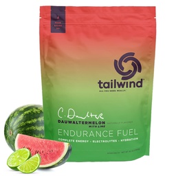 Combustível de resistência nutricional Tailwind, carboidratado e eletrolítico esportes bebida Mix Pó, Gluten-Free, Vegan, Dauwaltermelon, 50 Servings