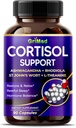 GriMed Ashwagandha Rhodiola 14,150mg - x 10 Power with St.John's Wort, L-Theanina - Restaurar e relaxar, sono tranquilo - EUA Made & Tested (90 Count of 1))