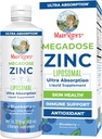 MaryRuth Organics Nutritional Supplement - Suplemento de zinco líquido lipossomal com vitamina E - Geral Saúde e cuidados com a pele - Blueberry - Vegan, Non-GMO, Gluten Free, No Sugar Added - 15.22 Fl Oz
