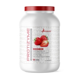 Nutrição Metabólica □ Protizyme 100% Whey Protein Powder □ Alta proteína, baixo carboidrato, baixa gordura com enzimas digestivas, 24 vitaminas essenciais e minerais